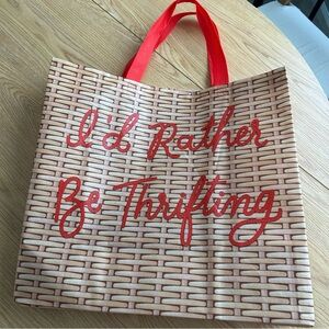 Savers I’d rather be thrifting big tote bag